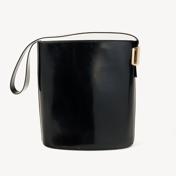 Gucci Tom Ford Era Patent Leather G-Hardware Bucket Bag - Picture 4 of 13